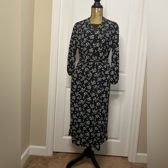 Uniqlo women crepe jersey long sleeve dress - Picture 1 of 5